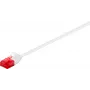 Wentronic Goobay cable de parcheo fino CAT 6, U/UTP, blanco, 3 m - material de cobre (93694)