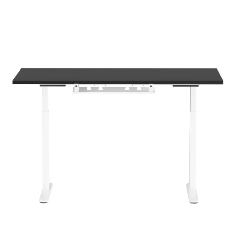Mesa regulable en altura Up Up Bjorn Blanco, tablero M Negro