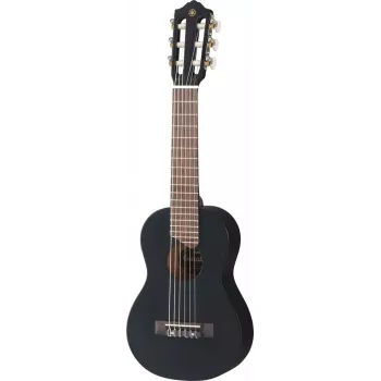 Guitalele acústica YAMAHA GL1BL — 6 cuerdas, clásica, tapa de abeto, diapasón de palisandro, negra, cuerdas de nailon calibre medio