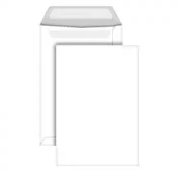 Funda para documentos MAILmedia VSD-TASCHE B5 blanca 90 g — funda de papel para documentos B5