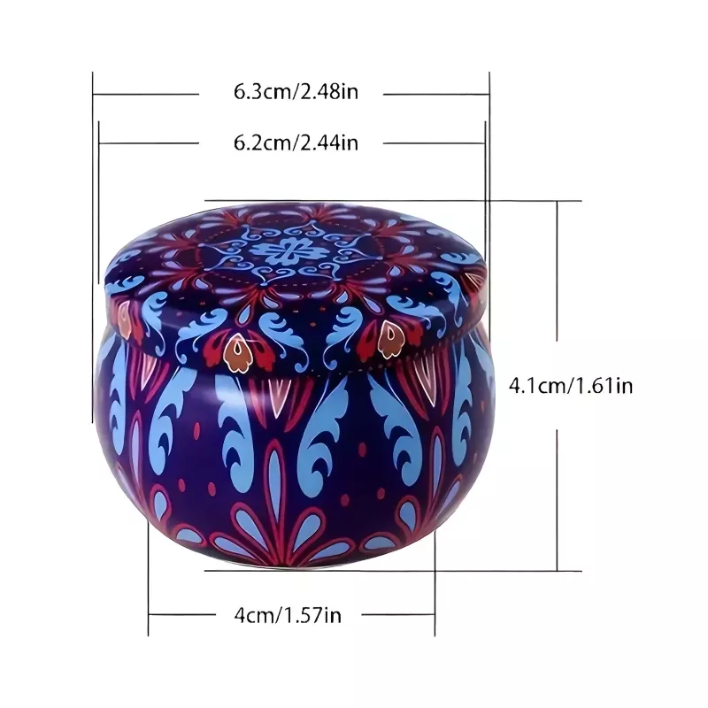 Set de 4 velas de soja Extralink Home, velas aromáticas como decoración para regalos + caja
