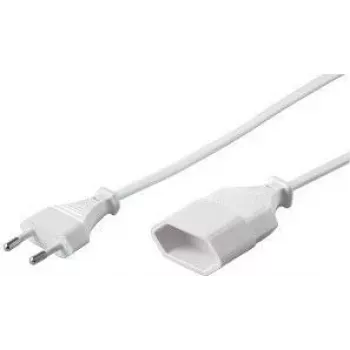 Cable alargador de corriente e+p SVE 2 3 m 1 toma AC blanco