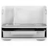 Organizador de escritorio Digitus con cargador Qi acero gris blanco 1 cajón