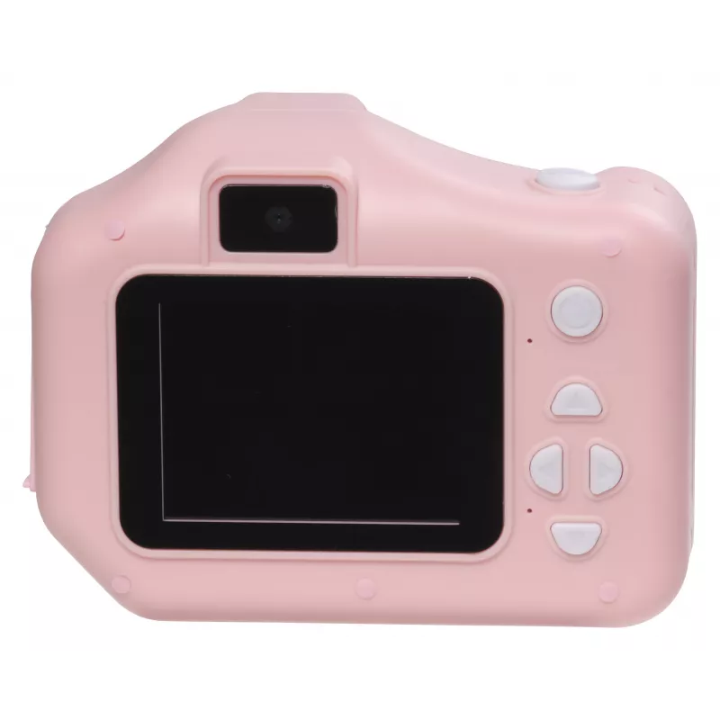 Denver KPC-1370P cámara digital infantil con impresora térmica, LCD de 2,8 pulgadas, 48 MP, vídeo 1440p, rosa
