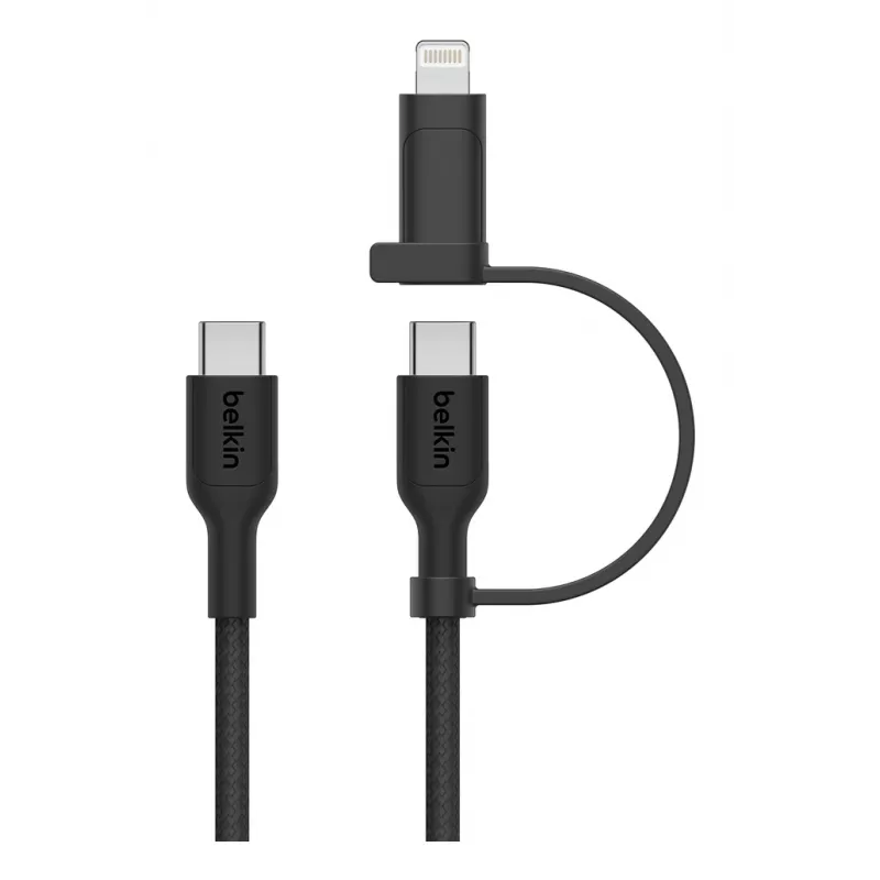 Cable USB Belkin BoostCharge Pro 1,5 m USB-C USB-C/Lightning negro