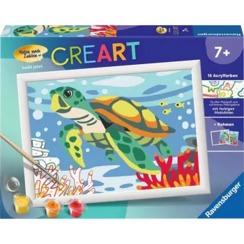 CreArt - Tortuga marina, pintar
