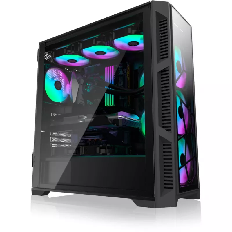 PONOS Ultra, Torre Midi, PC, Negro, ATX, EATX, micro ATX, Mini-ITX, SPCC, Caja