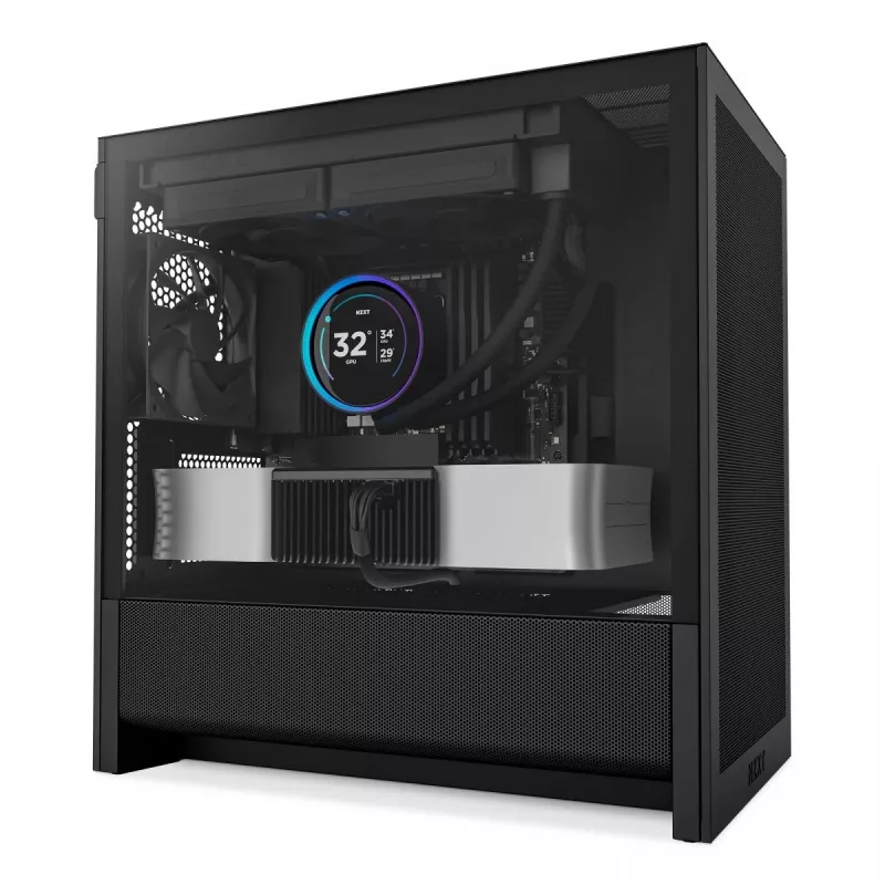 Caja NZXT H3 Flow Micro ATX Airflow - Negro