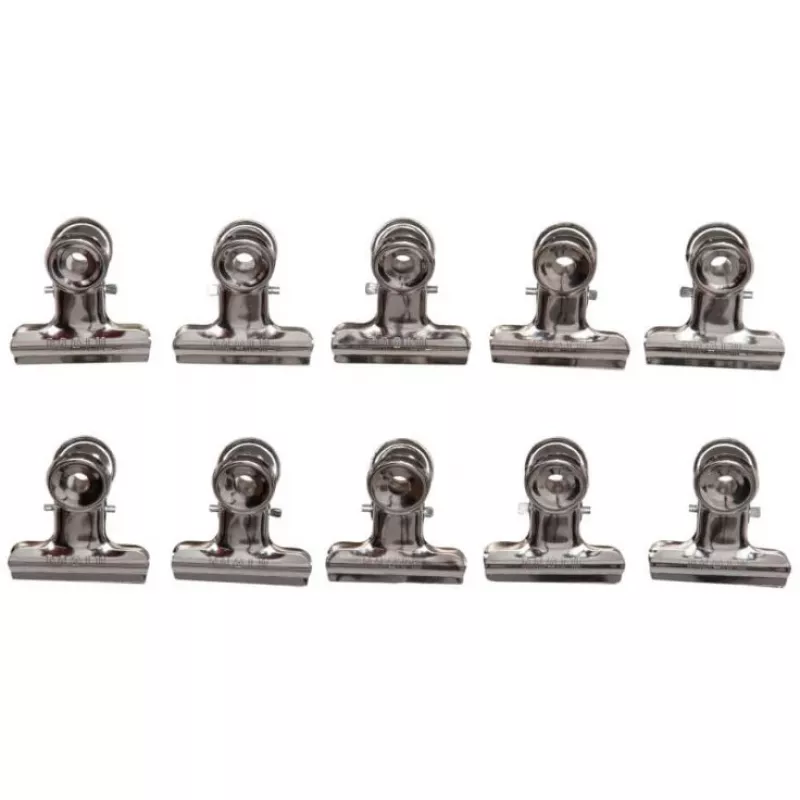 Pinza para cartas MAUL de metal, color: níquel, ancho: 30 mm, capacidad de sujeción: 10 mm, envase de autoservicio (21730-96)