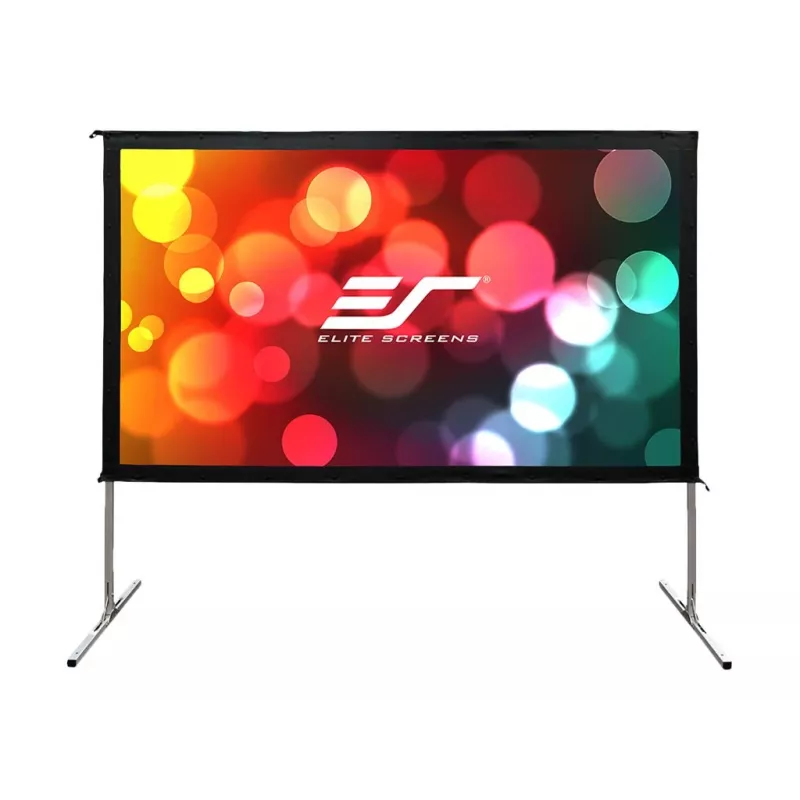 Elite Screens | Pantalla móvil para exteriores Yard Master 2 WV-Dual | OMS100H2-DUAL | Diagonal 100 pulgadas | 16:9 | Ancho de imagen visible (B) 222 cm