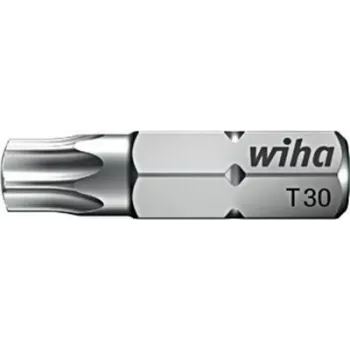 Punta de destornillador para tornillos Torx wiha T40 7015Z/T40-25, 25 mm de longitud