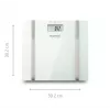Báscula de baño electrónica Ecomed BS-70E, rectangular, blanca