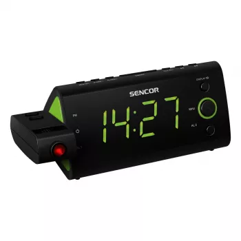 Radio despertador SRC 330GN con proyector de hora