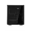 PC torre Midi Cooler Master MasterFrame 500 Mesh — negra con lateral transparente, compatible con ATX/EATX, 2x200 mm frontal, 1x120 mm trasero