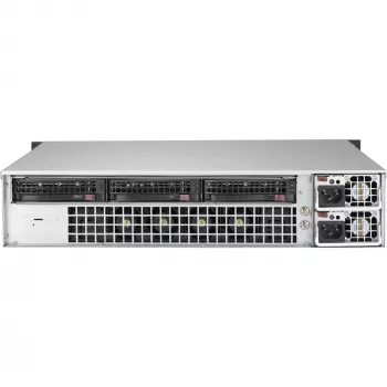 Super Micro Supermicro SC823M TQC-R802LPB - Rack - montaje en rack - 2U - ATX mejorado y ampliado - SATA/SAS - Hot-Swap 800 vatios - Negro (CSE-823MTQC-R802LPB)