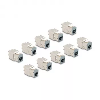 DeLOCK módulo Keystone 88120 plano RJ-45 gris 10 uds.