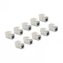 DeLOCK módulo Keystone 88120 plano RJ-45 gris 10 uds.