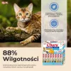 Snacks húmedos para gatos INABA Churu caja surtida atún con marisco — 40 sobres de pasta de 14 g, sin cereales, sin azúcar