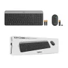 Conjunto de teclado y ratón Logitech MK470 Slim Combo