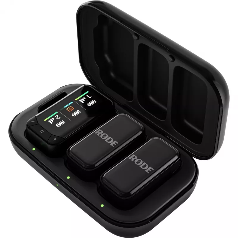 Kit de micrófono lavalier inalámbrico Rode Wireless Micro Camera Kit con transmisor y receptor inalámbricos