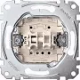 Interruptor basculante Merten MEG3715-0000, 1 polo, metallic, 250 V AC, 10 A