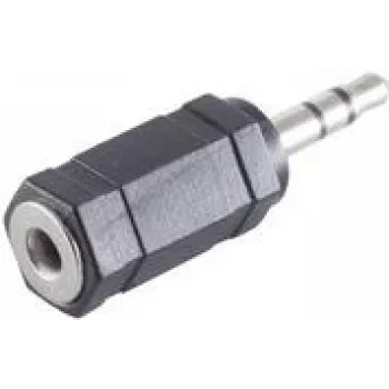 Conector de cable ShiverPeaks BS57016 3,5 mm negro macho/hembra