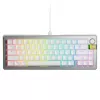 Teclado gaming mecánico GLORIOUS GMMK 3 Pro 65% Pre-Built ANSI US con switches Fox HE, plata