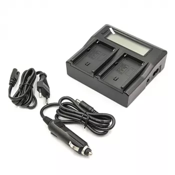 Cargador de batería SONY NP-F970, dual
