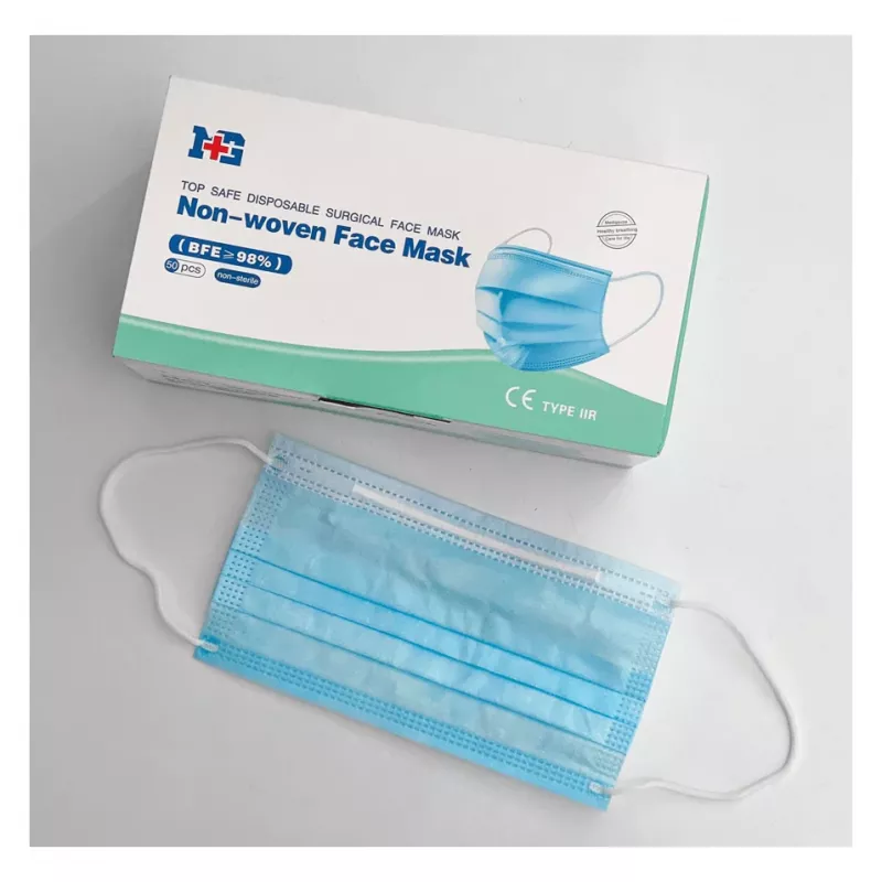 Mascarilla desechable de tela no tejida Uniroar modelo 50 uds. mascarillas de protección desechables