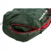Saco de dormir momia negro Arrow ECO (verde oscuro/rojo)