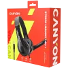 Auriculares para PC CANYON HSC-1 PC Mic Flat 2m negros