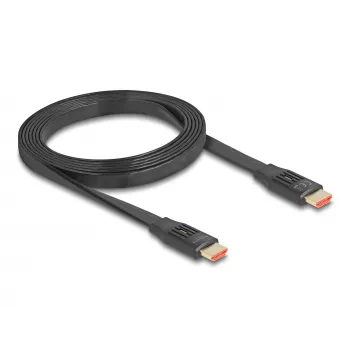 Cable HDMI DeLOCK 2m Type-A conector macho a macho 48 Gbit/s negro