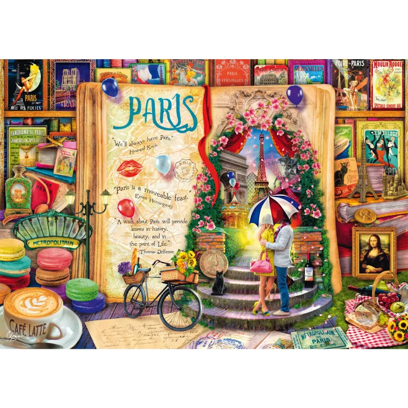 Puzzle Schmidt Spiele Aimee Stewart: Memories of Paris — 1000 piezas