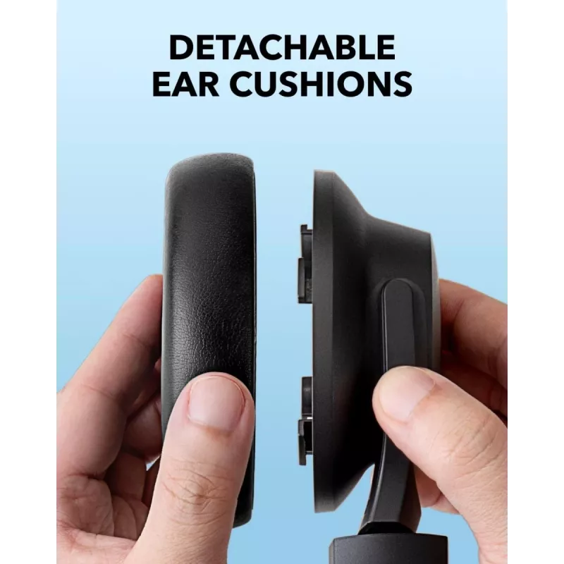 Auriculares over-ear Anker Soundcore Q11i, Bluetooth 5.0, hasta 20 h de batería, micrófono integrado, gris oscuro