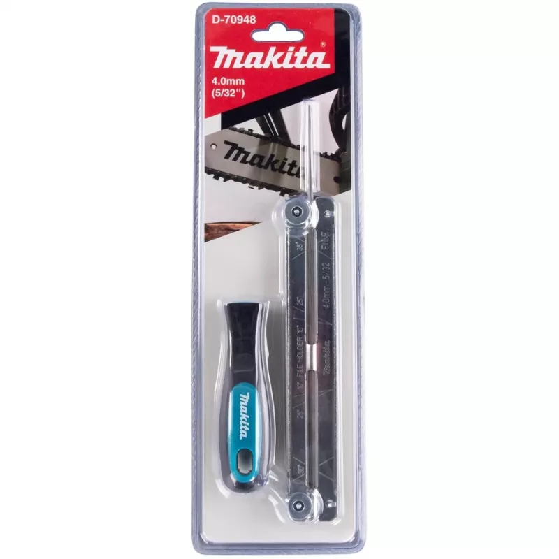 Lima redonda Makita D-70948 con portalimas, 4 mm