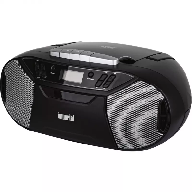 Radio FM analógica Telestar PBB 1 2 W RMS Negra