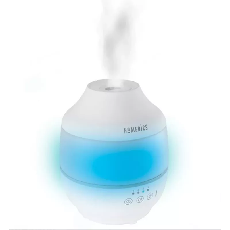 Humidificador ultrasónico HoMedics UHE-CM18-EU — niebla fría, emisión de niebla ajustable