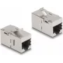 DeLOCK 87161 Módulo Keystone Plano Metálico RJ-45