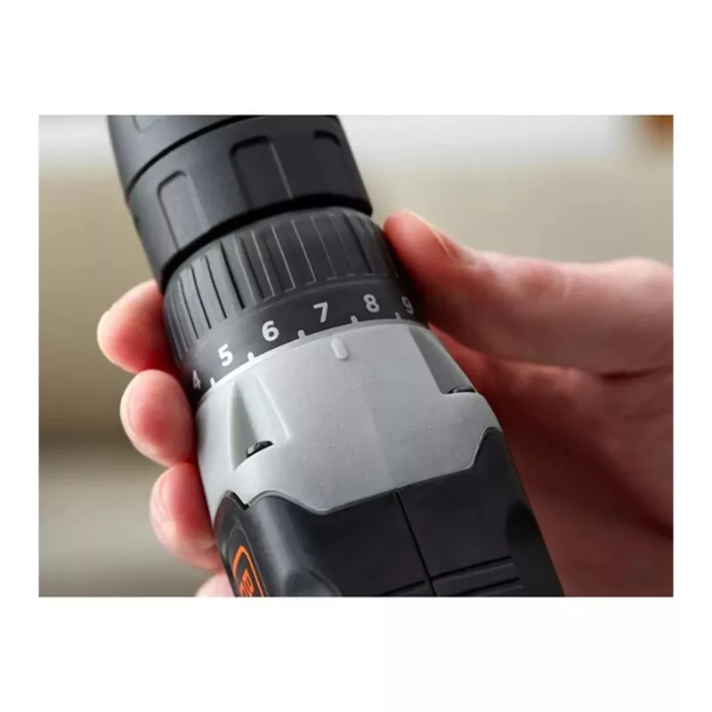 BLACK & DECKER | Taladro atornillador con batería | BCD001C2-QW | 18 V | 2x1,5 Ah | Litio