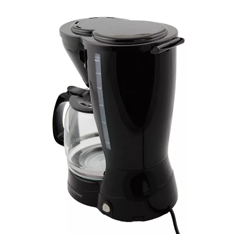 Cafetera de filtro ESPERANZA EKC009, depósito de agua 1,5 l, 800 W, para encimera, negra