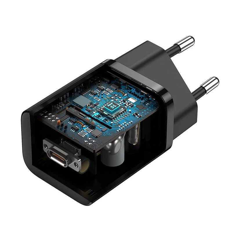 Cargador rápido Baseus Super Si 1C 25W (negro)