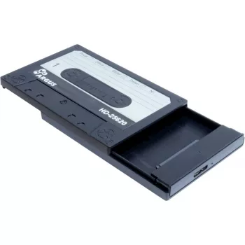 Caja para disco duro Inter-Tech HD-25620 negra-blanca 2,5 pulgadas
