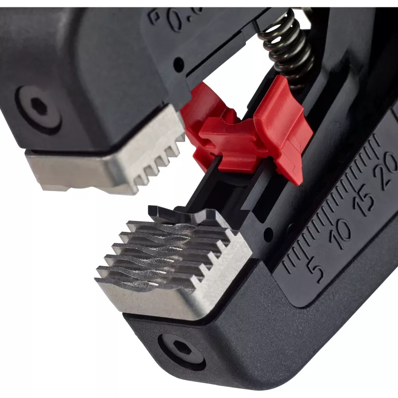 Pelacables automático PreciStrip16, Alicate pelacables negro/rojo, cortacables integrado
