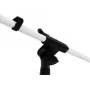 Omnitronic MS-1W Soporte de micrófono con jirafa, blanco