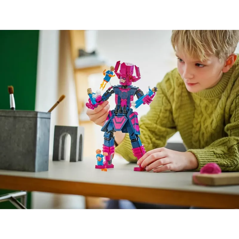 LEGO set de construcción Marvel Super Heroes 76316 — Fantastic Four: set de minifiguras Galactus, 427 piezas, 4 minifiguras, edad 9+