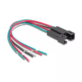 Delock 90791 Conector hembra para pulsador o interruptor de 22 mm 6 pines
