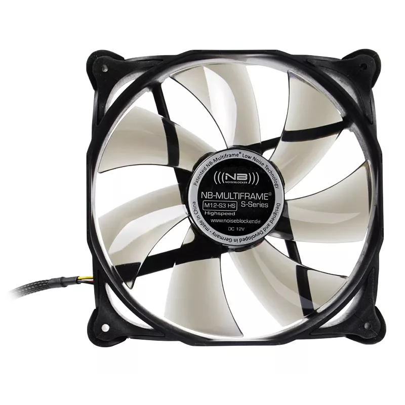 Noiseblocker Multiframe S-Series M12-3 ventilador de caja, 120 mm