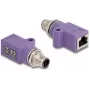 DeLOCK 60669 adaptador de cable M12 RJ45 violeta