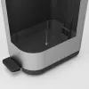Cubo de pedal ROTHO Ribo Silver - 35 l