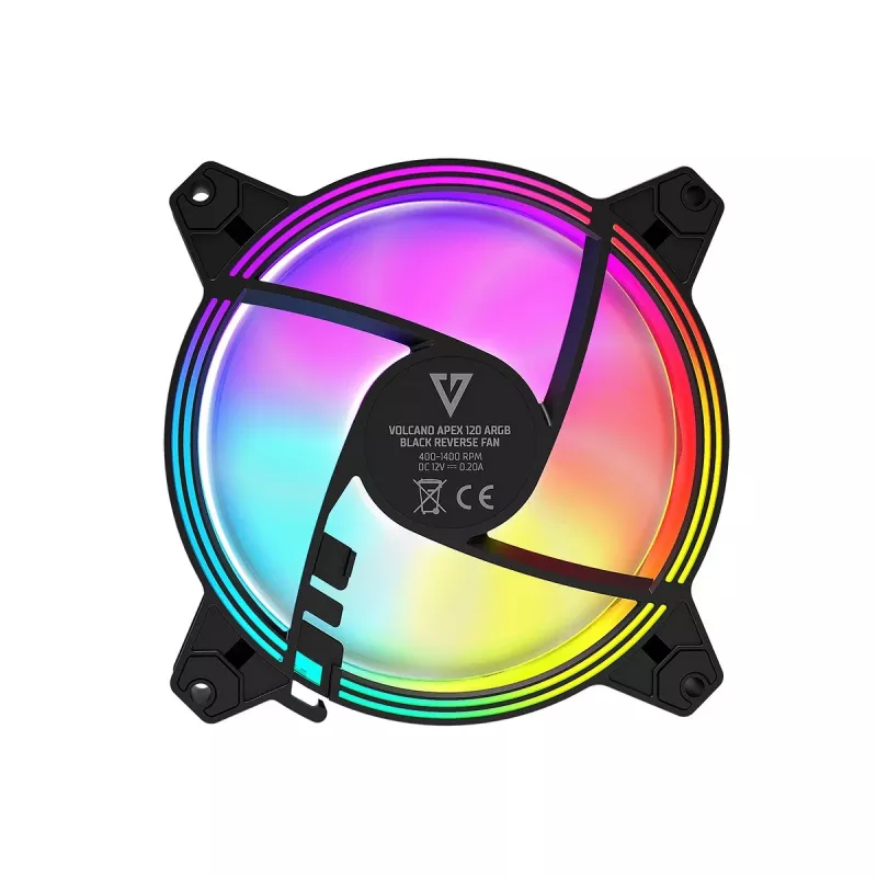 Ventilador para caja MODECOM Volcano Apex 120 ARGB Reverse Negro